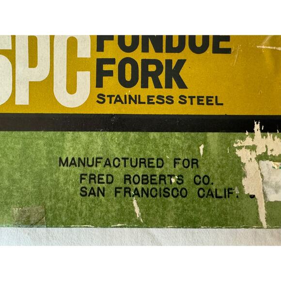Vintage Fondue Fork Set Stainless Steel Fred Roberts Co. - Picture 4 of 7